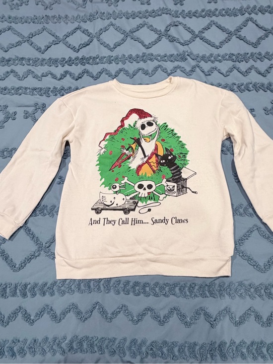 Disney Other - Disney Nightmare Before Christmas Sandy Claws Sweatshirt Kids M